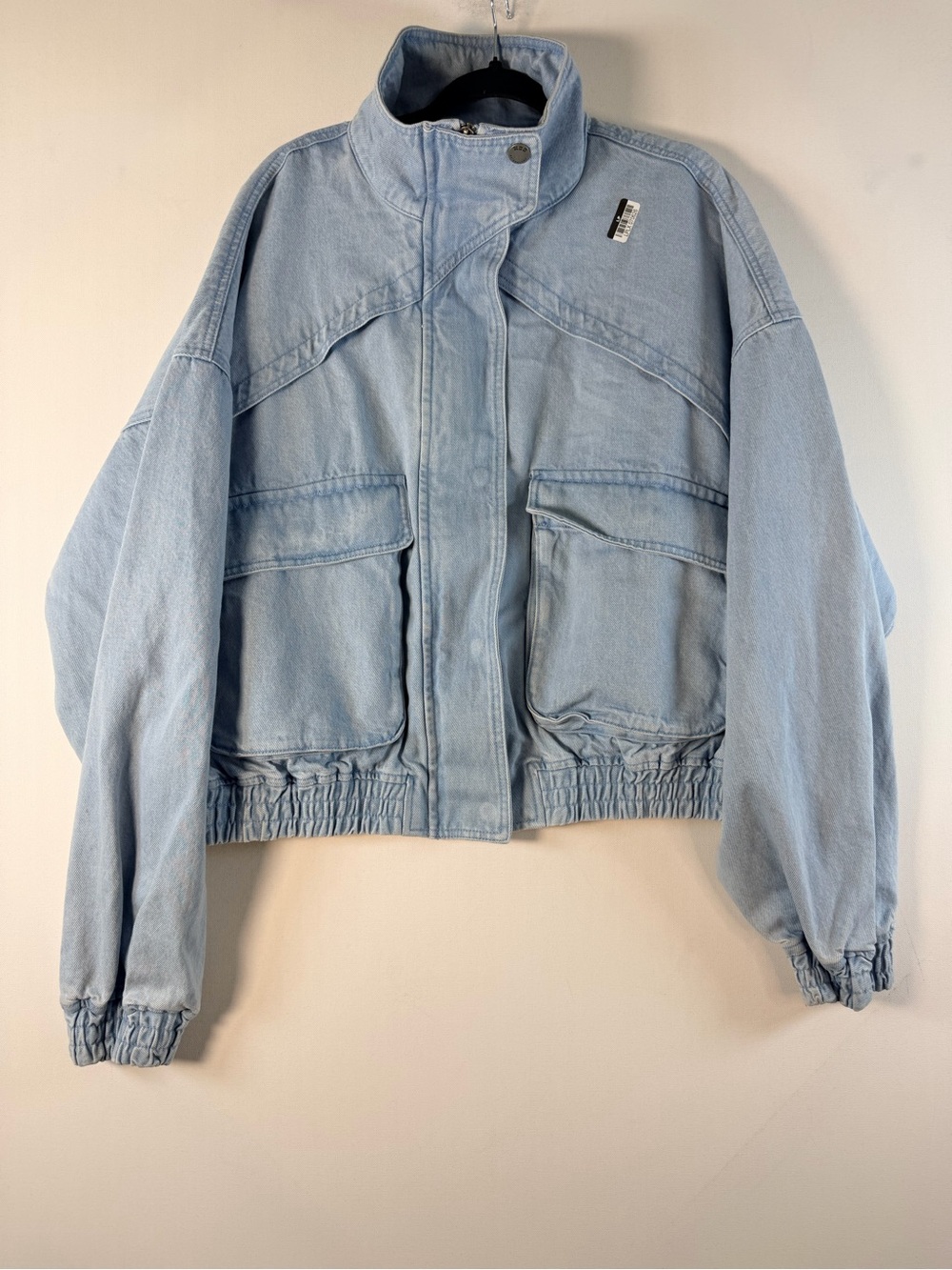 KBB by KAHLANA Women's 'The Denim Bomber Jacket' - Medium Wash - M or L - Picture 11 of 15